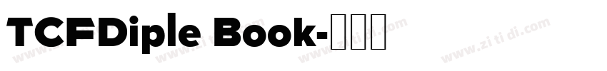 TCFDiple Book字体转换